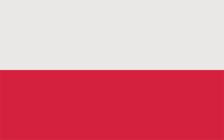 Coloring page for the flag of poland