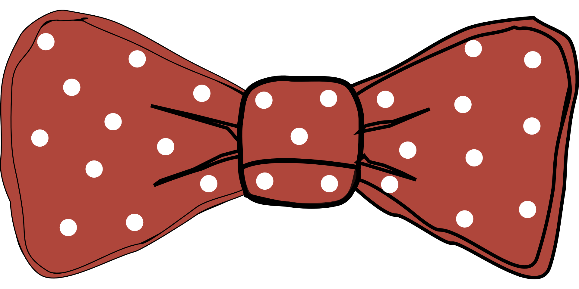 Polka dot bow tie photo prop template free printable papercraft templates