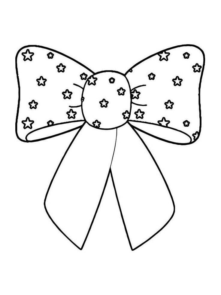 Bows coloring pages