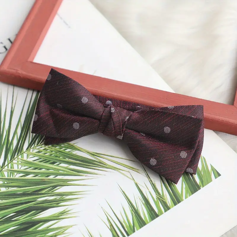 Mens business casual bow tie striped polka dot formal suit bow ties dating ties