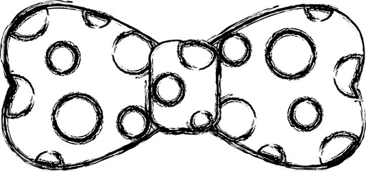 Clown bow tie vector images over