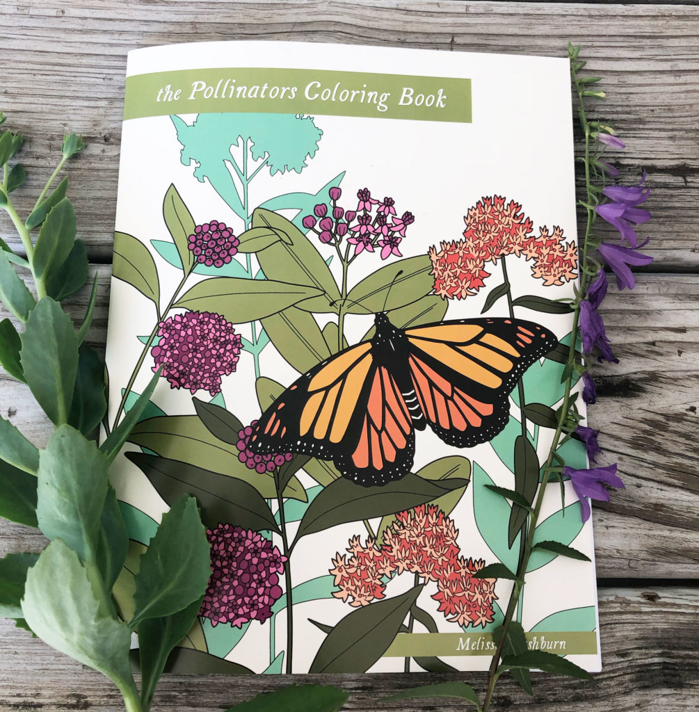 Pollinators coloring book