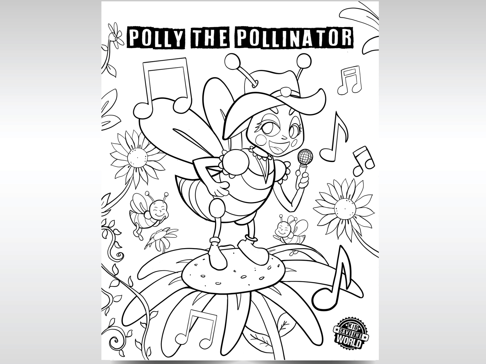 Coloring book page