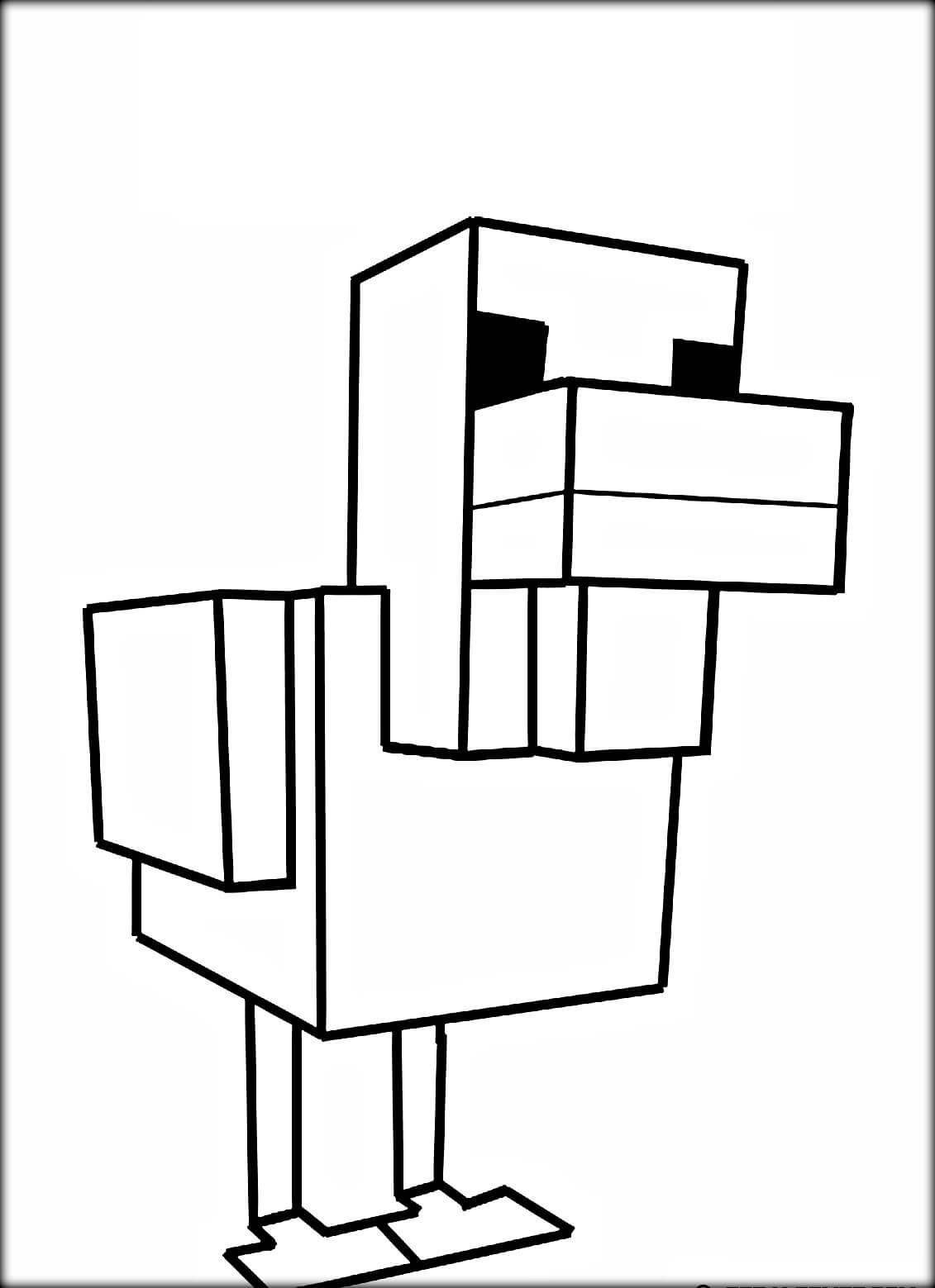Minecraft coloring pages