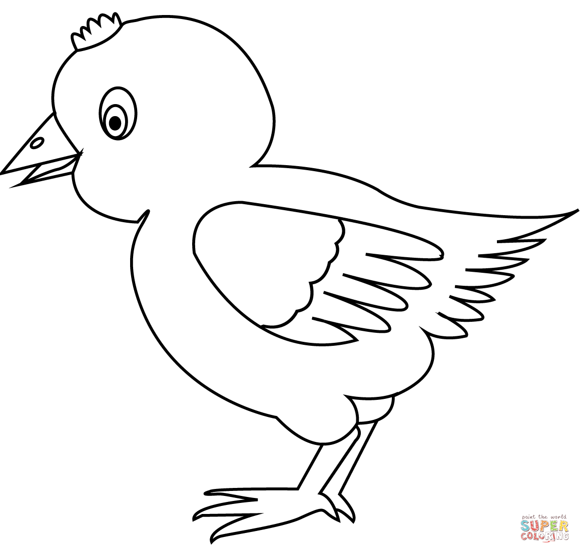 Dibujo de pollo para colorear dibujos para colorear imprimir gratis