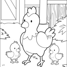 Farm animal coloring pages