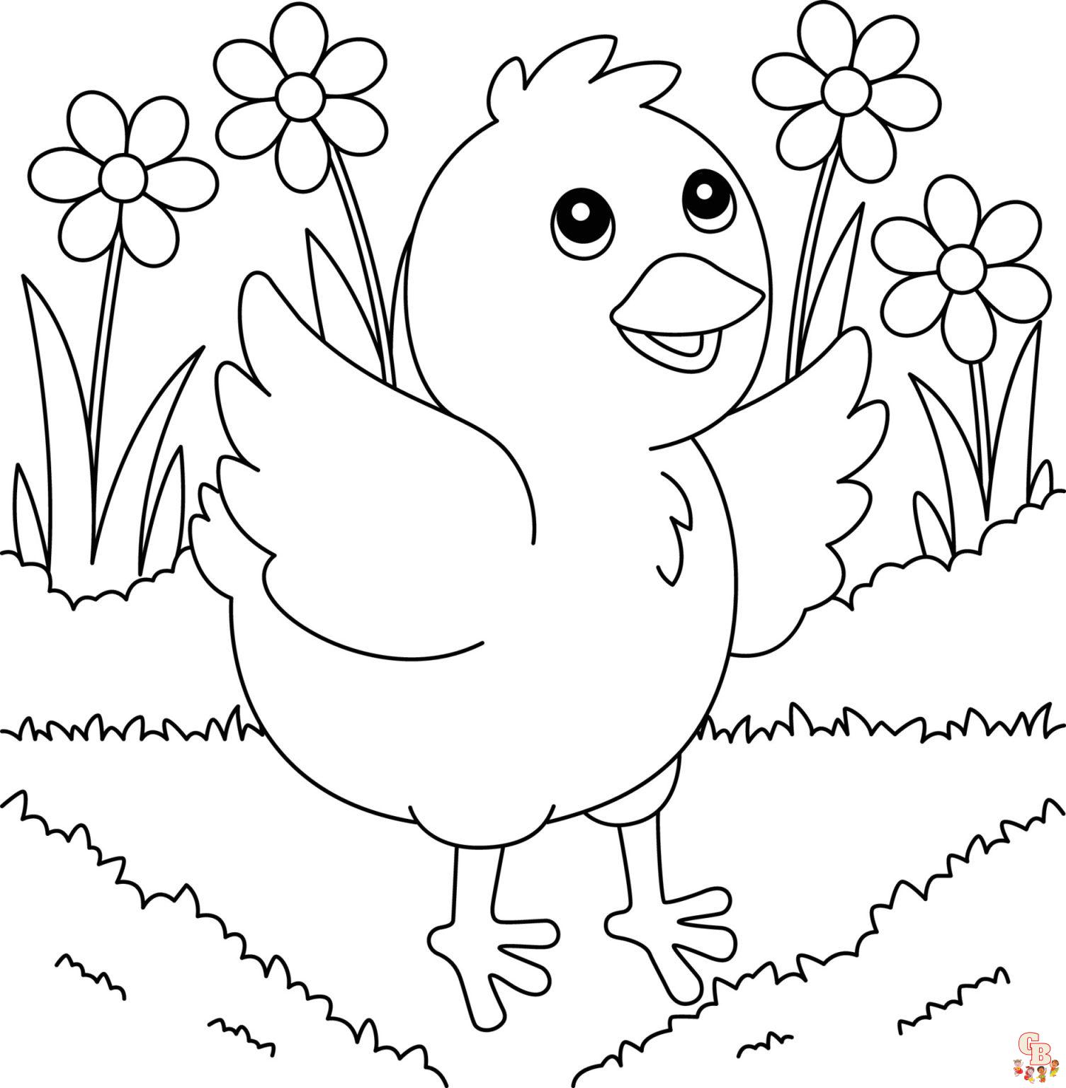 Explorando el arte del dibujo de pollitos para colorear