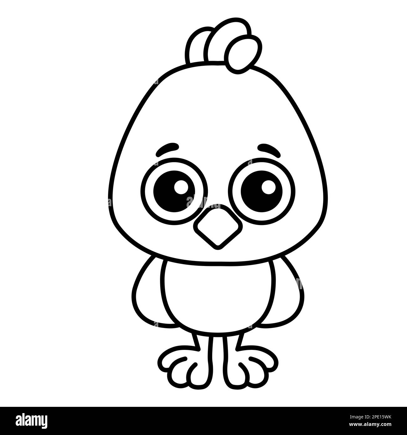 Little hen cut out stock images pictures