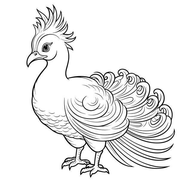 Page chickens line drawing images