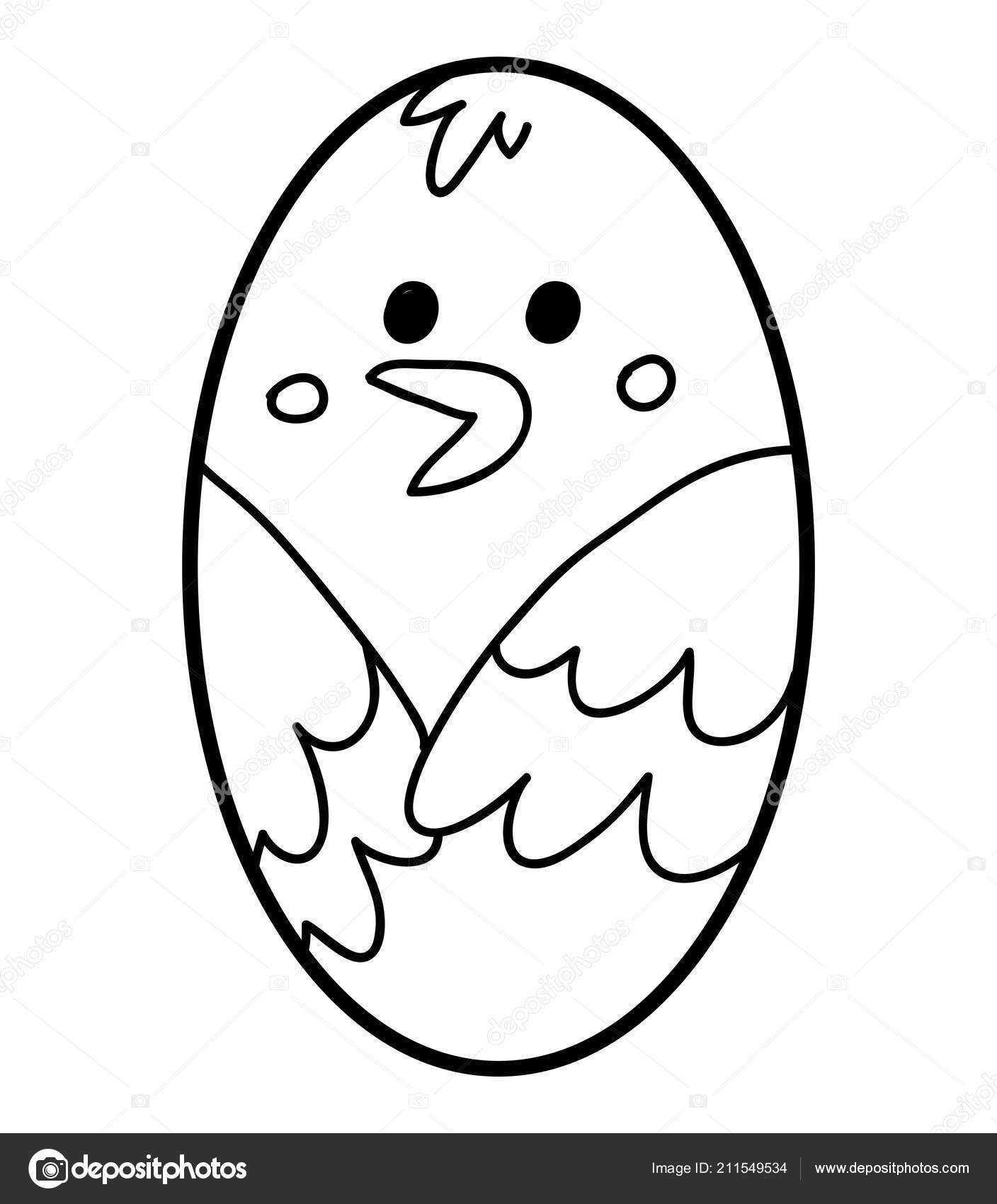 Coloring book children chicken stock vector by ksenyasavva