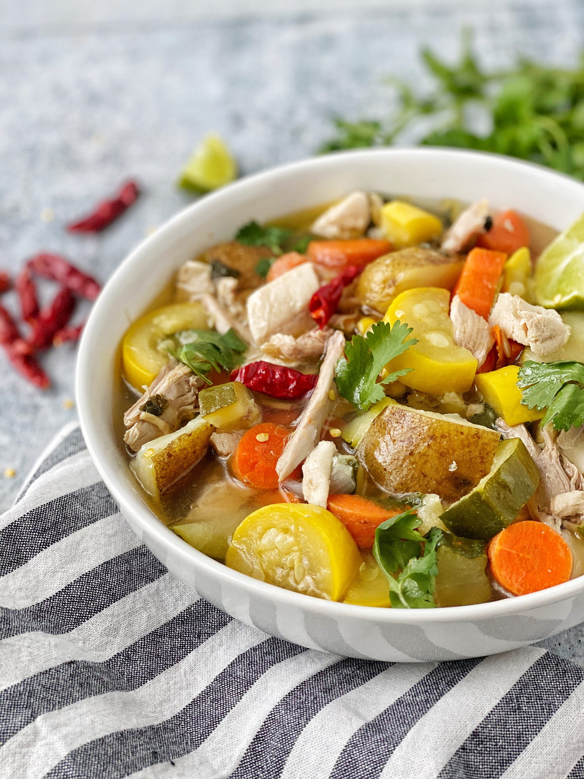 Caldo de pollo mexican chicken soup