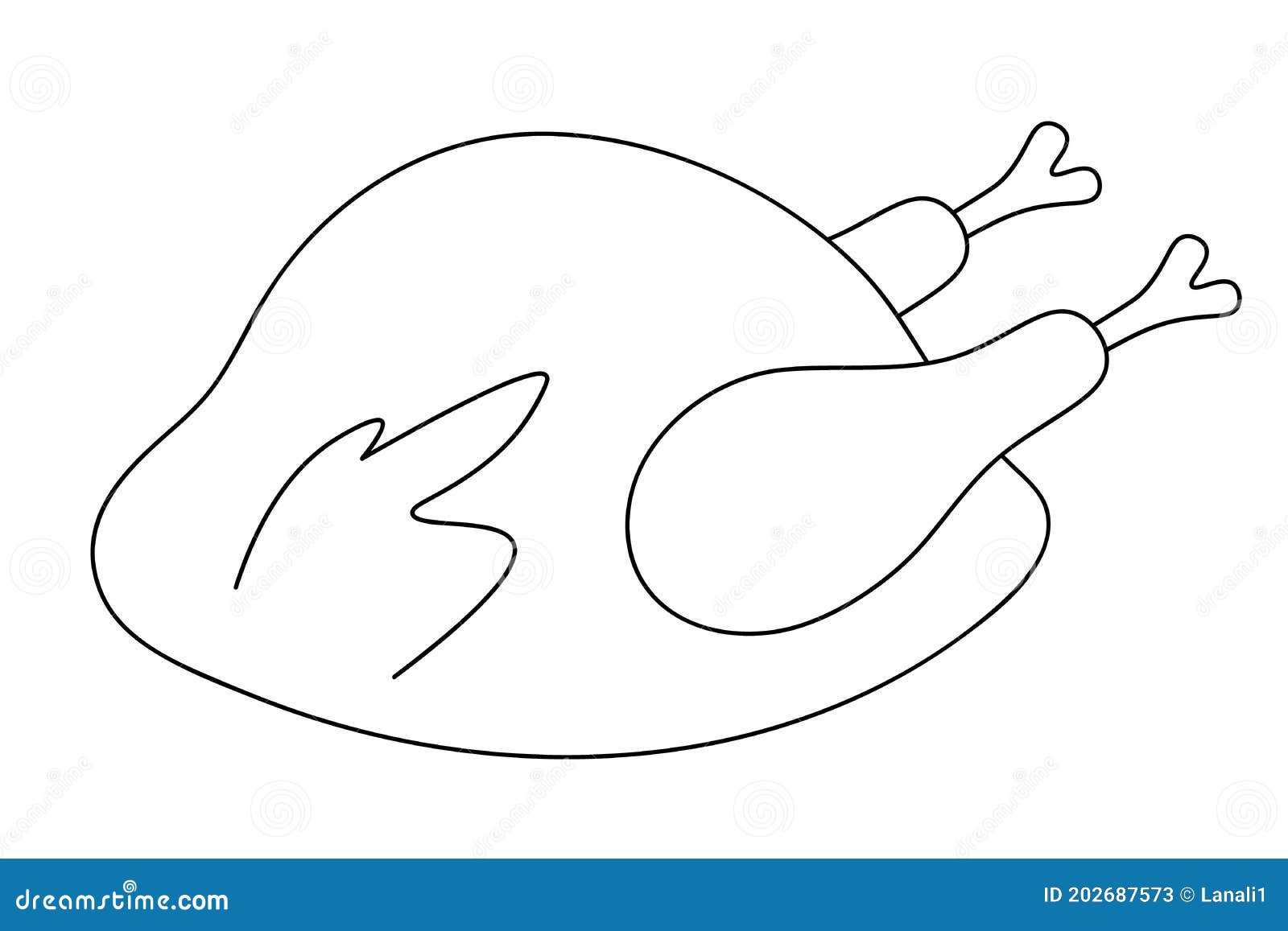 Turkey anatomy stock illustrations â turkey anatomy stock illustrations vectors clipart