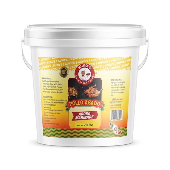 Pollo asado chicken rojo red color grilling rotisserie adobo marinade cooking sauce mercial grade restaurant quality bulk size