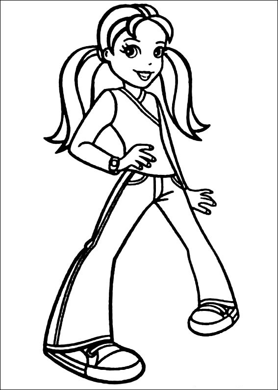 Free printable polly pocket coloring pages for kids