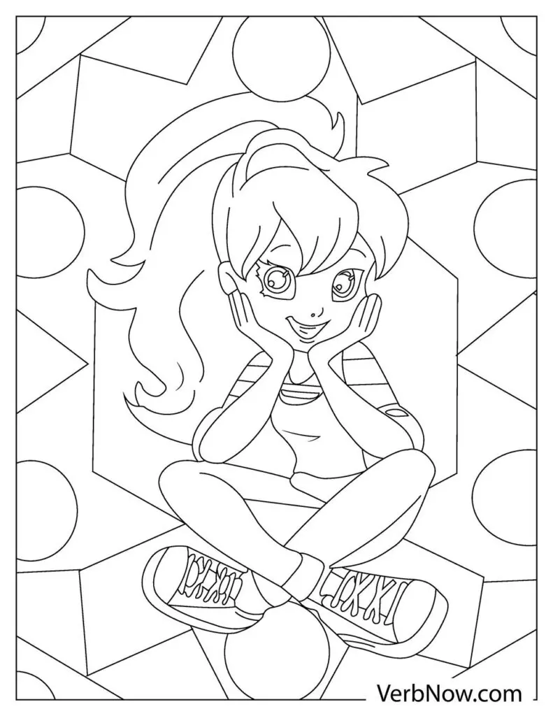 Free polly pocket coloring pages book for download printable pdf