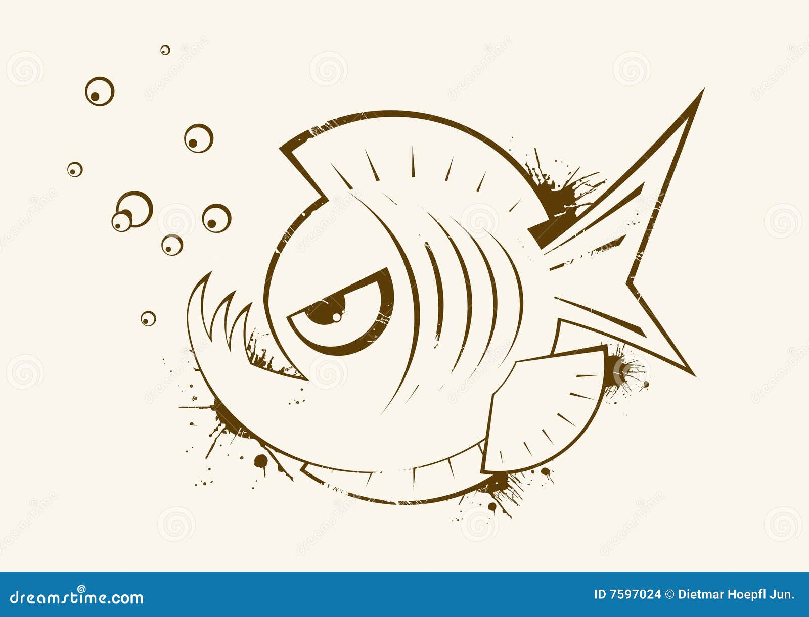 Sketch piranha stock illustrations â sketch piranha stock illustrations vectors clipart