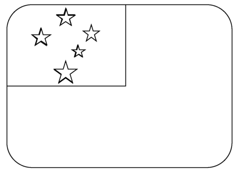 Flag of samoa emoji coloring page free printable coloring pages