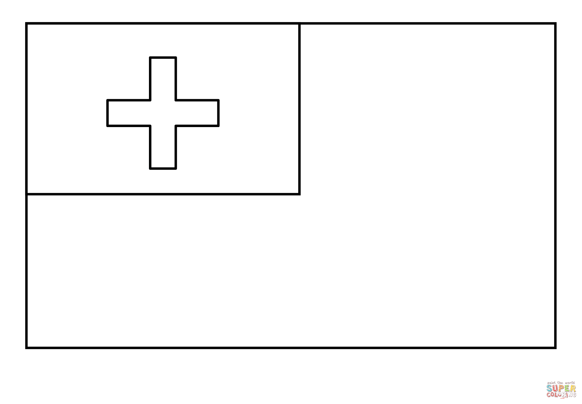 Flag of tonga emoji coloring page free printable coloring pages