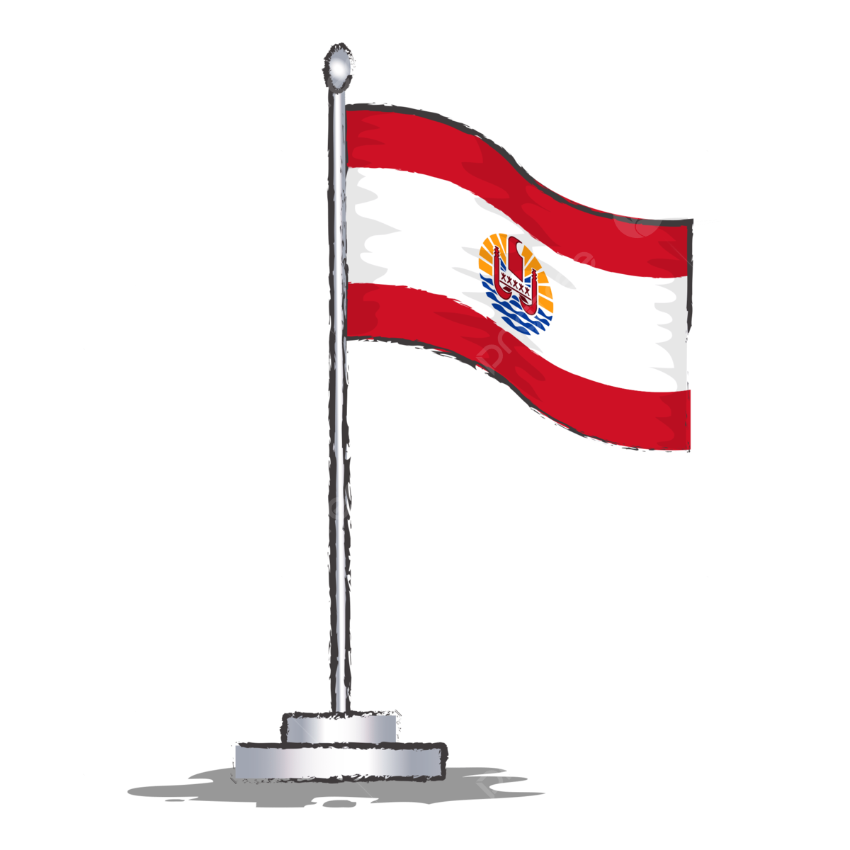 French polynesian flag vector illustration symbol french polynesian flag national png and vector with transparent background for free download