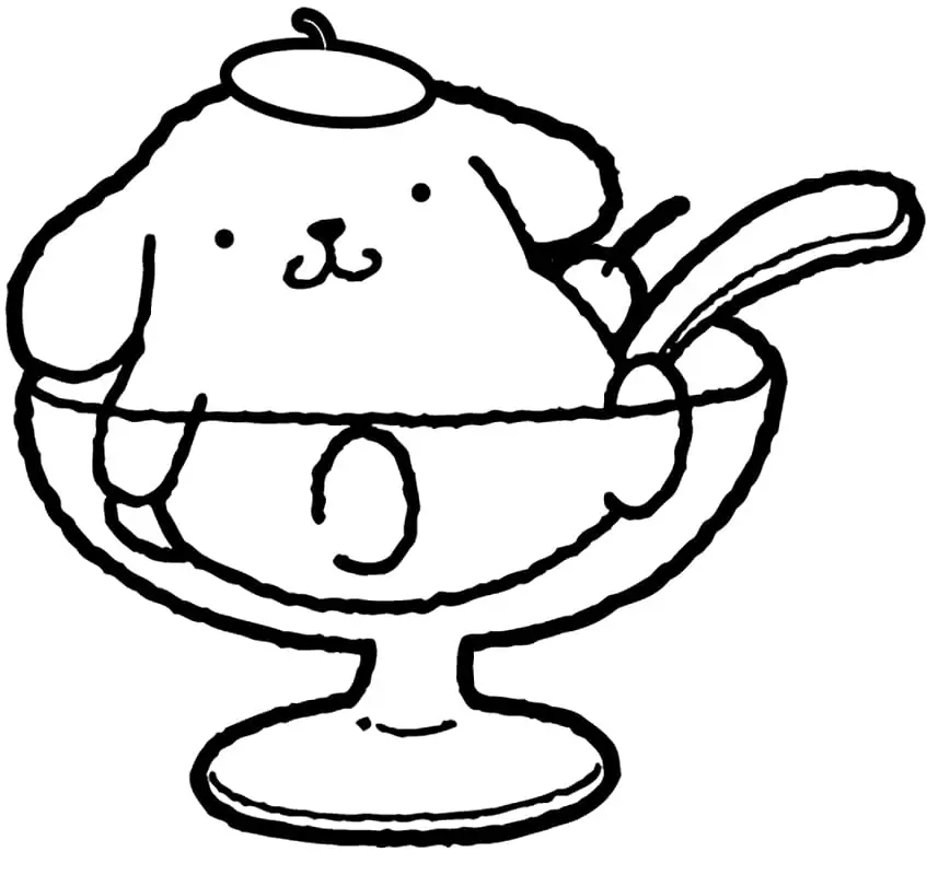 Pompompurin malvorlagen