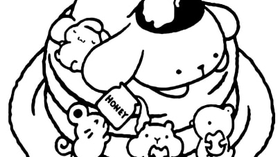 Pompompurin coloring pages free for kids