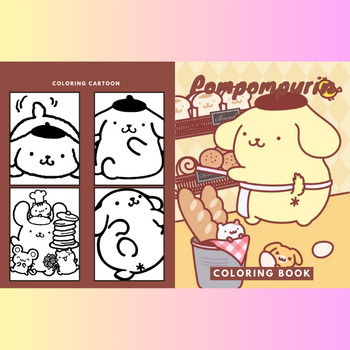 Pompompurin coloring pages for students preschool pre