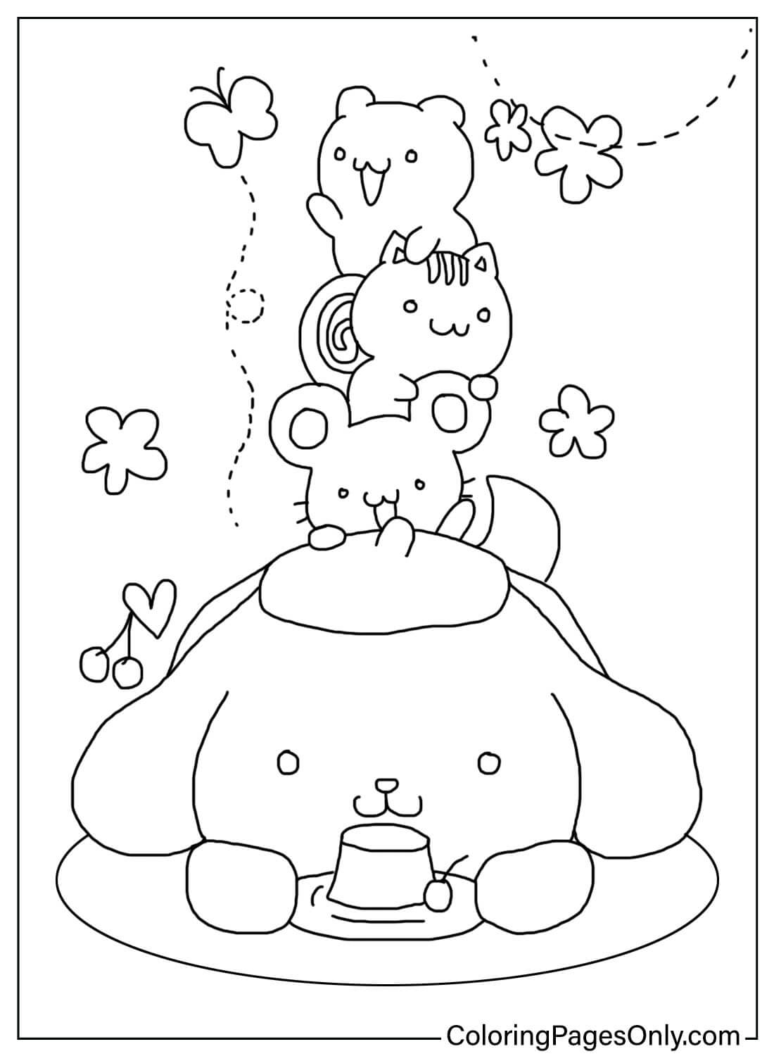 Coloring pages only on x ð wele to the world of cuteness pompompurin coloring pages ðð httpstcosabklcdqbn pompompurin sanrio coloringpagesonly coloringpages coloringbook art fanart sketch drawing draw coloring usa trend
