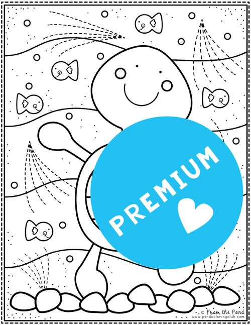 Pond animals premium â pond coloring club
