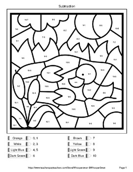 Subtraction up to