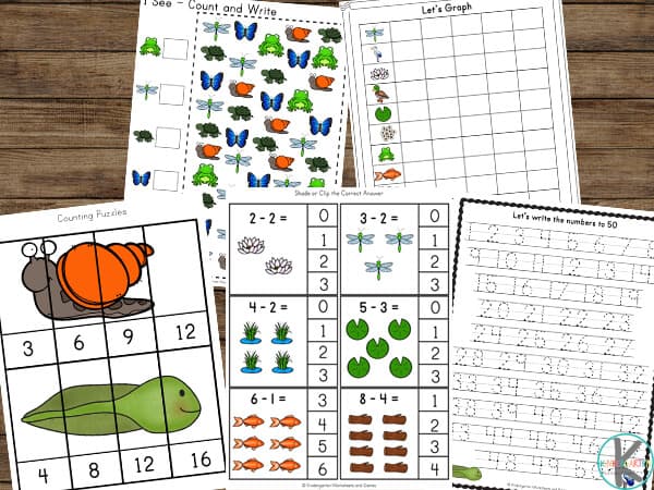 Ððð free from the pond printable worksheets for kids