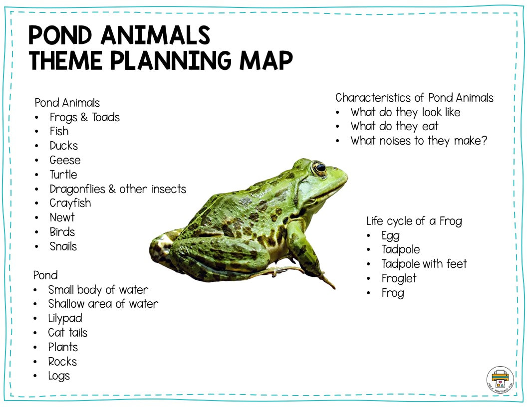Preschool pond lesson planning ideas