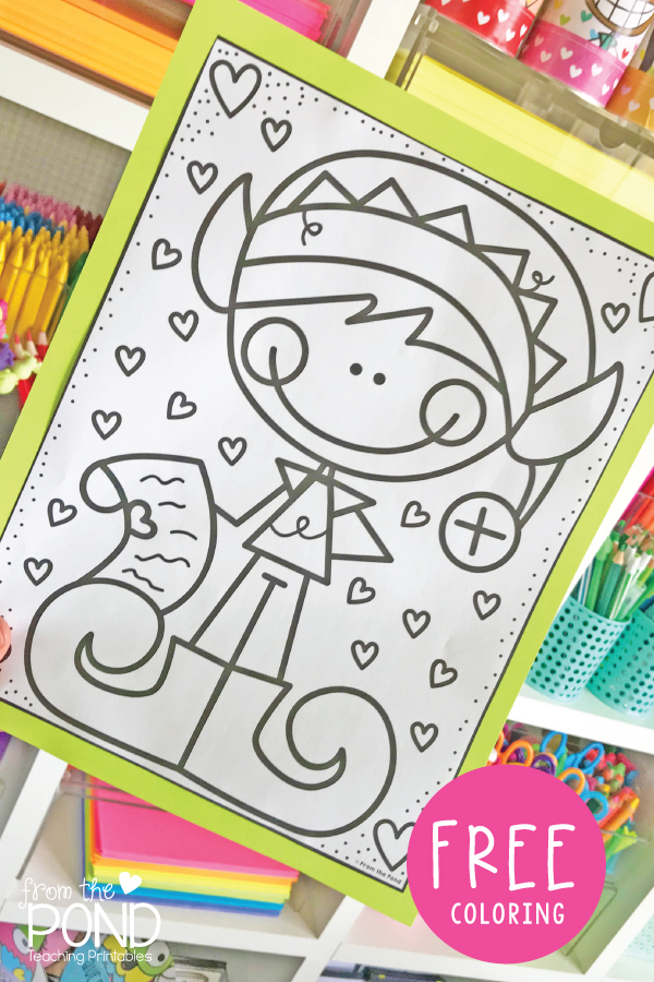 Coloring pages from the pond