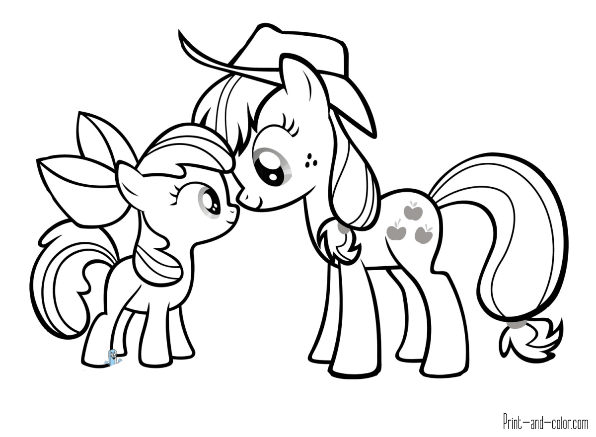 My little pony coloring pages print and color