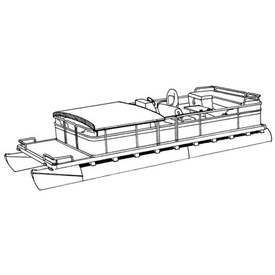 Pontoon boat cover
