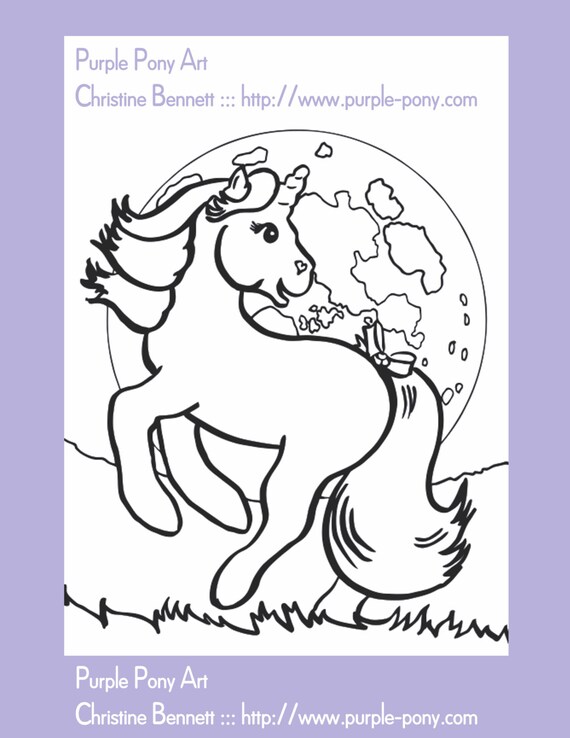 Pony colouring book ponies unicorns pegasus fantasy digital download pdf pony cartoon coloring book printable coloring pages