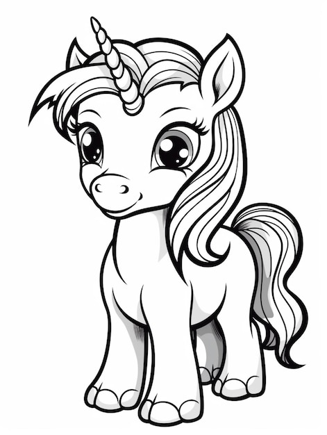 Page printable unicorn coloring pages pictures