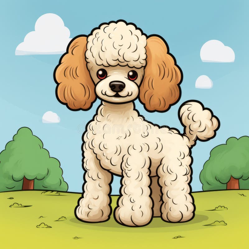 Stylized poodle stock illustrations â stylized poodle stock illustrations vectors clipart