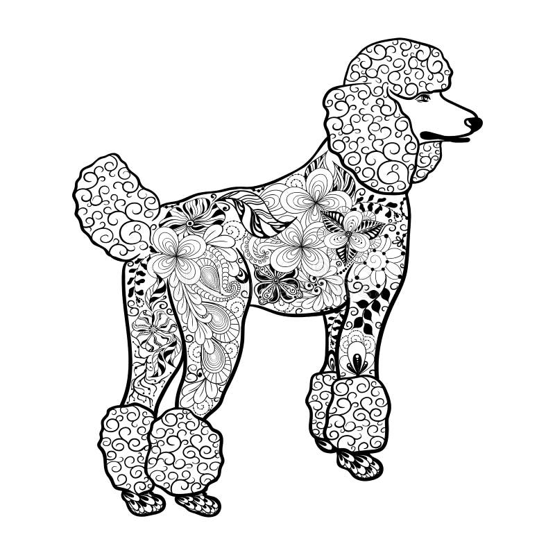 Stylized poodle stock illustrations â stylized poodle stock illustrations vectors clipart