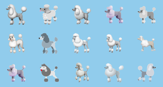 Ð poodle emoji