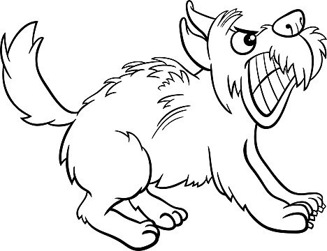 Angry dog coloring page png transparent images free download vector files