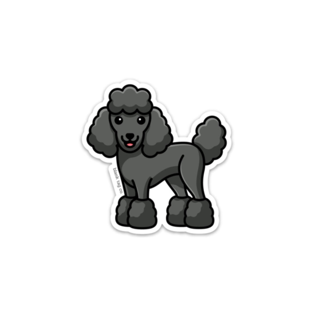 The poodle sticker