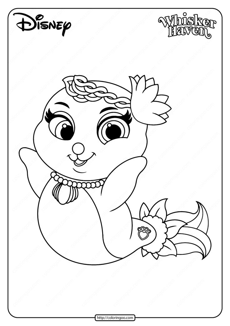 Printable palace pets sandy pearl pdf coloring page zoo coloring pages owl coloring pages coloring pages
