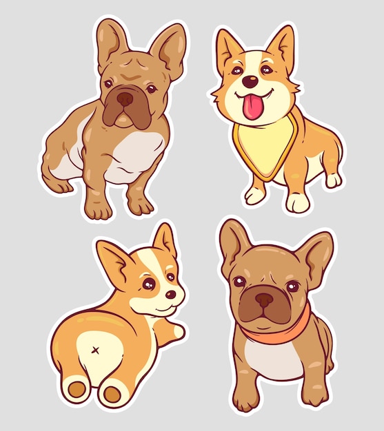 Page poodle dog sticker images