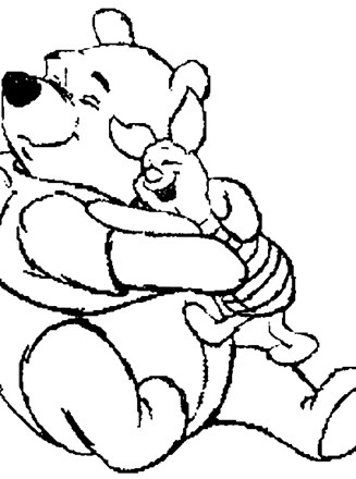 Winnie the pooh coloring page