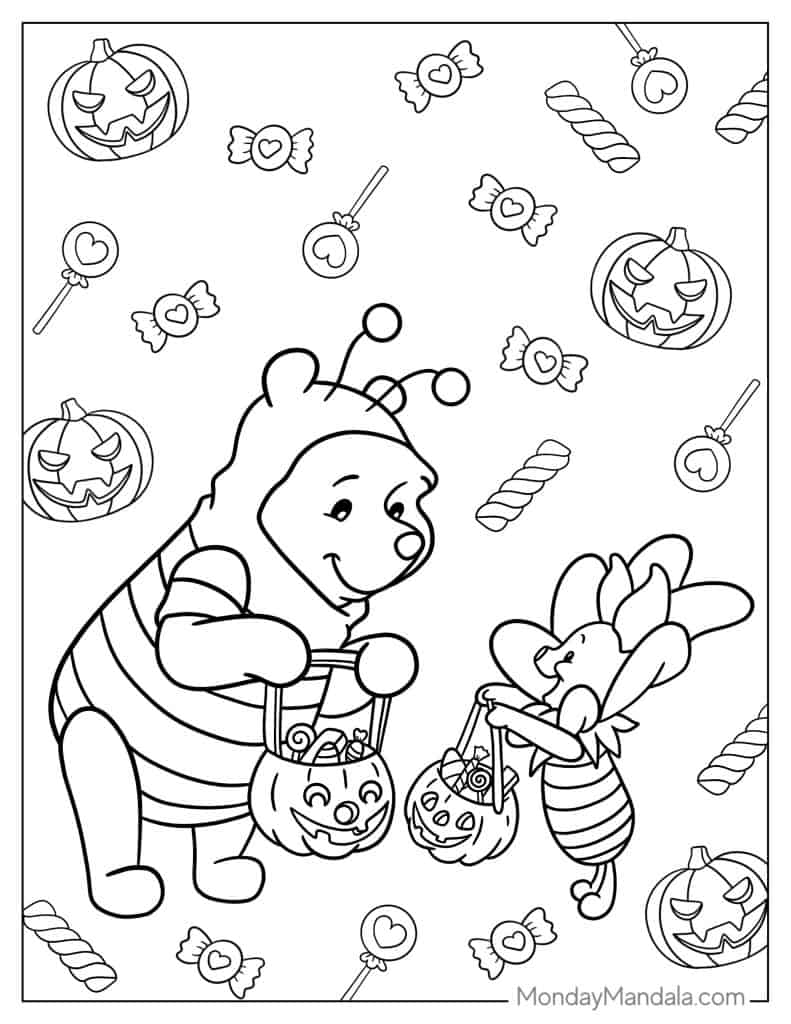 Winnie the pooh coloring pages free pdf printables