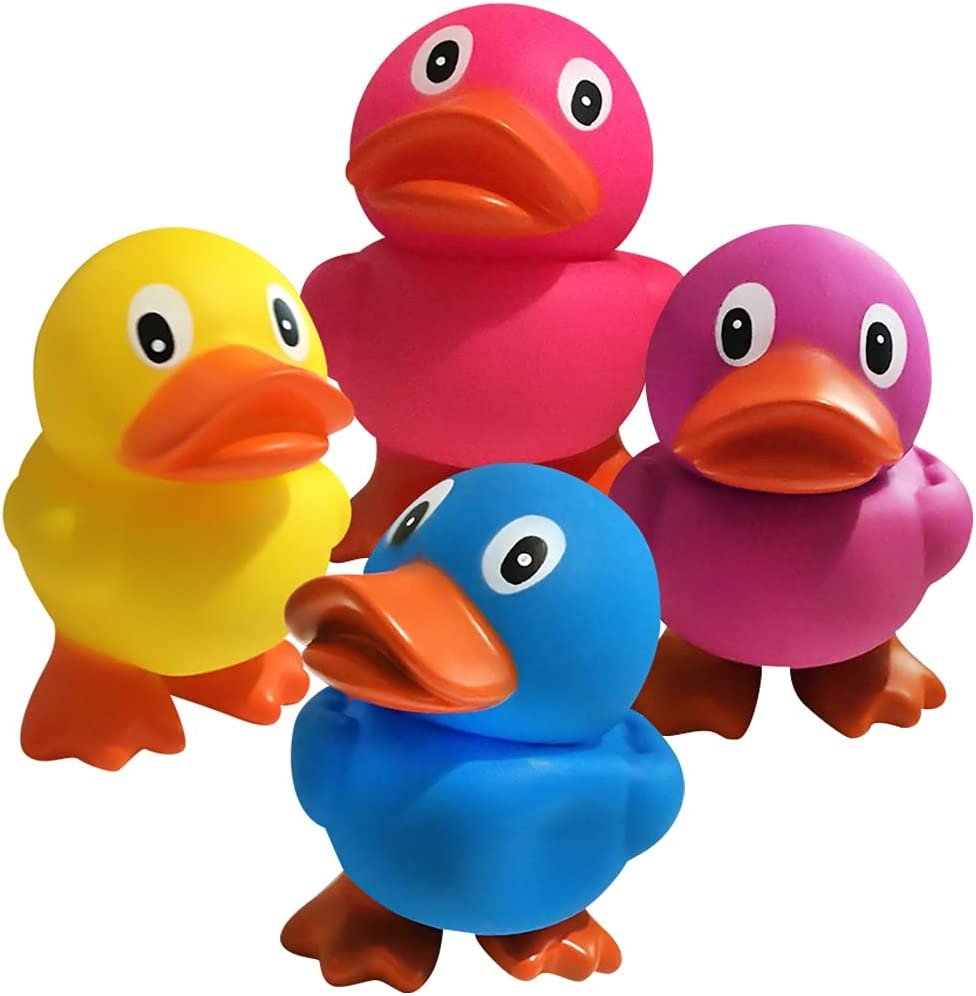 Squeaky rubber duck toys set of giant rubber duckies cute b