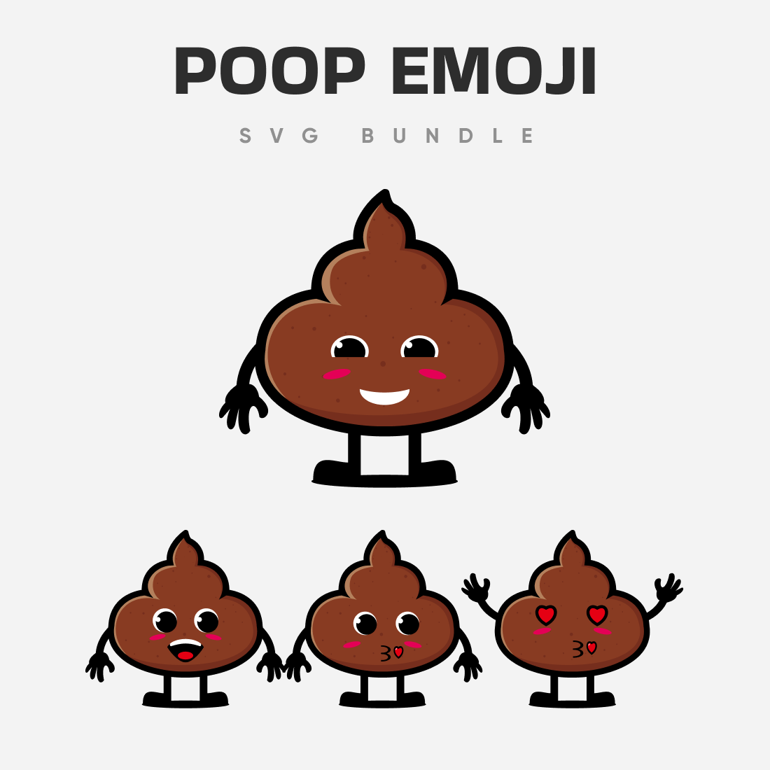 Poop emoji svg