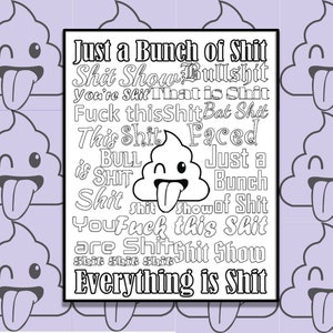 Emoji coloring pages
