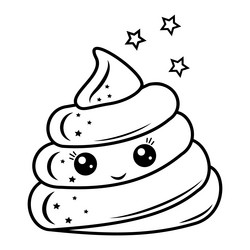 Unicorn poo vector images