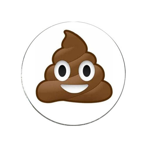 Happy smiling poop emoji golf ball marker novelty gift
